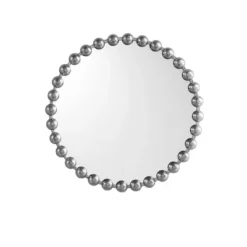 Round Marlowe Decorative Wall Mirror Silver - Madison Park Signature