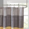 Polyester Faux Silk Shower Curtain