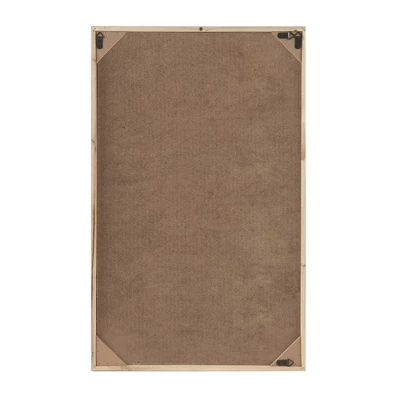 Exton Geo Carved Decorative Wall Wood Panel Natural/White - Madison Park - Image 5