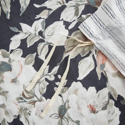 Sorrel Full/Queen 3pc Cotton Printed Reversible Coverlet Set Dark Blue - Image 15