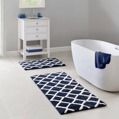 Arlo Reversible Tufted Microfiber Bath Rug - Image 2