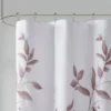 Rosalie Burnout Printed Shower Curtain