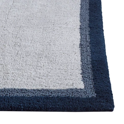 Salem Cotton Tufted Bath Rug Navy - Image 3