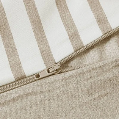 Braydon Reversible Yarn Dyed Stripe Duvet Cover Mini Set - Image 9