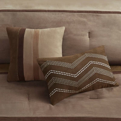 Overland Faux Suede Duvet Cover Set - Image 11