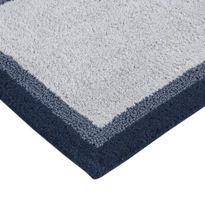 Salem Cotton Tufted Bath Rug Navy - Image 4
