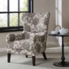 Aria Swoop Upholstered Wing Chair