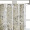 72"x72" Lian Printed Cotton Shower Curtain - Madison Park