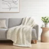 50"x60" Chunky Double Knit Handmade Throw Blanket - Madison Park