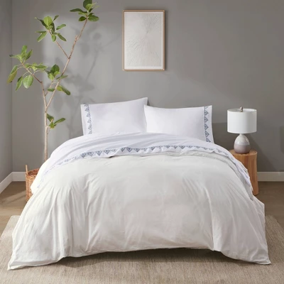 Madison Park 4pc Embroidered Microfiber Sheet Set - Image 8