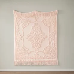 60"x50" Mila Cotton Tufted Throw Blanket