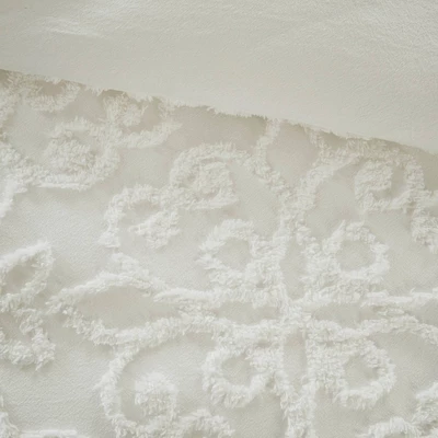 Amber Tufted Cotton Chenille Duvet Cover Set - Image 6