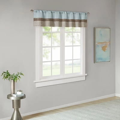 18"x50" Salem Polyoni Pintuck Window Valance - Madison Park - Image 8