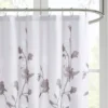 Anise Floral Printed Burnout Shower Curtain