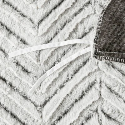 Aurora Printed Brushed Fur Duvet Cover Set - Image 9