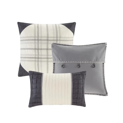 Warren Herringbone Comforter Set - Image 2