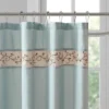 Monroe Embroidered Floral Shower Curtain