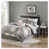 Jasmine Watercolor Floral Comforter Set - 7 Piece