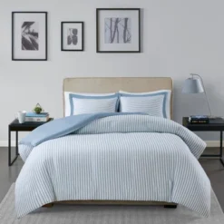 Braydon Reversible Yarn Dyed Stripe Duvet Cover Mini Set