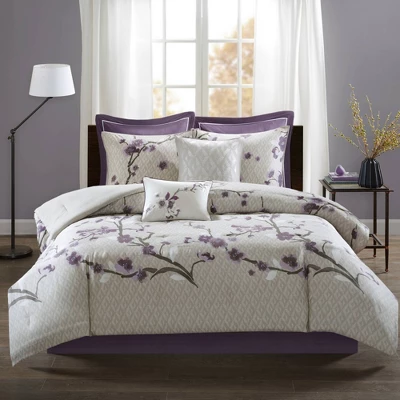 Sakura Cotton Comforter Set 8pc