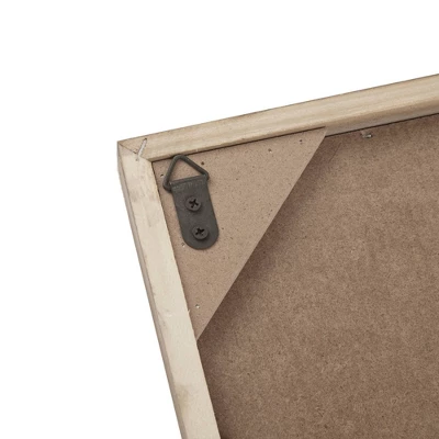 Laurel Branches Carved Wood Wall Decor Panel Natural - Madison Park - Image 4