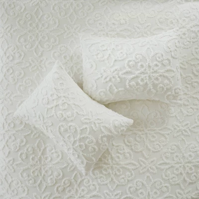 Amber Tufted Cotton Chenille Duvet Cover Set - Image 3