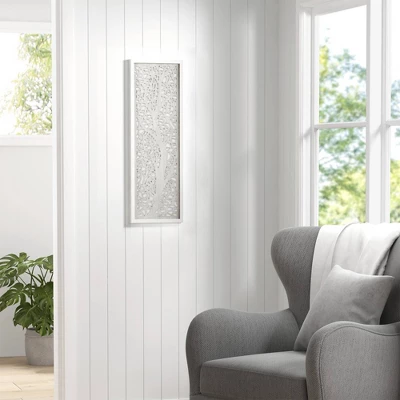 Laurel Branches Carved Wood Wall Decor Panel Gray - Madison Park - Image 6