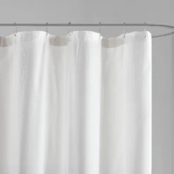 Maris Ombre Printed Seersucker Shower Curtain