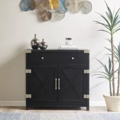 Stanton Accent Chest Black - Madison Park