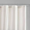 Maris Ombre Printed Seersucker Shower Curtain Taupe