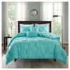 5pc Hayden Solid Reversible Comforter Set