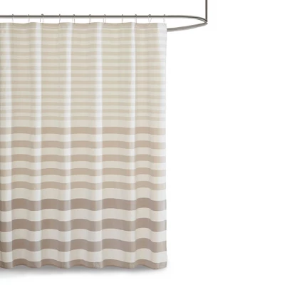 72"x72" Colette Yarn Dyed Woven Shower Curtain - Image 6